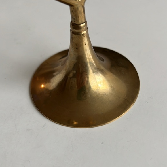 Vintage Brass Heart Candle Holder Decor - Picture 6 of 15